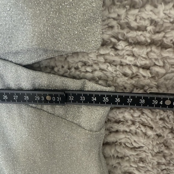 Lulus Mini Dress Women M Silver Side Cut Out Sleeveless Party Cocktail New Years - Picture 6 of 8